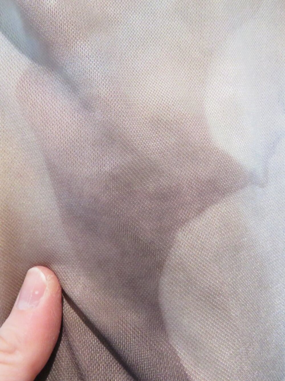 BOHME Jamie Watercolor Bodycon Mesh Maxi Dress XS Neutral Minimalist Abstract - Picture 13 of 15